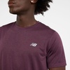 New Balance Mens Athletics T-Shirt(Plum Brown)