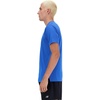New Balance Men’s Sport Essentials Heathertech T-Shirt(Blue Oasis)