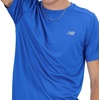 New Balance Men’s Sport Essentials Heathertech T-Shirt(Blue Oasis)