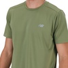 New Balance Men’s Sport Essentials Heathertech T-Shirt(Dark Olivine)