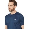 New Balance Men’s Sport Essentials Heathertech T-Shirt(Nb Navy)