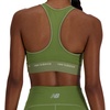 New Balance Women’s Nbsleek Medium Support Sports Bra(Dark Olivine)