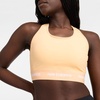 New Balance Women’s Nbsleek Medium Support Sports Bra(Peach Blossom)