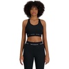 New Balance Women’s Nbsleek Medium Support Sports Bra(Black)