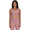 New Balance Women’s Nbsleek Medium Support Sports Bra(Rosewood)