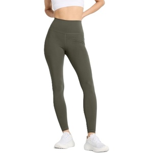 New Balance Harmony Pocket High-Rise Leggings 27″(Dark Olivine)