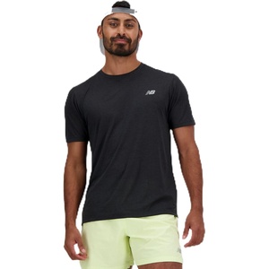 New Balance Mens Athletics T-Shirt(Black)