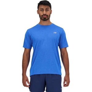 New Balance Mens Athletics T-Shirt(Blue Oasis Heather)