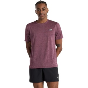 New Balance Mens Athletics T-Shirt(Faded Plum)