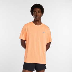 New Balance Mens Athletics T-Shirt(Hot Mango)
