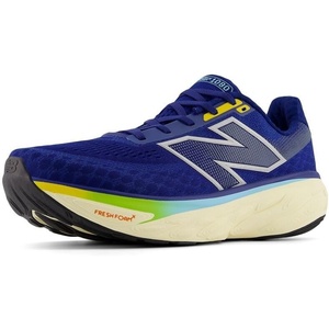 New Balance Men’s Fresh Foam X 1080 V14 Running Shoe(Inkwell/Silver Metallic/Ginger Lemon)
