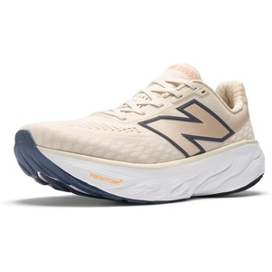 New Balance Men’s Fresh Foam X 1080 V14 Running Shoe(Sea Salt/Vintage Indigo/Hot Mango)