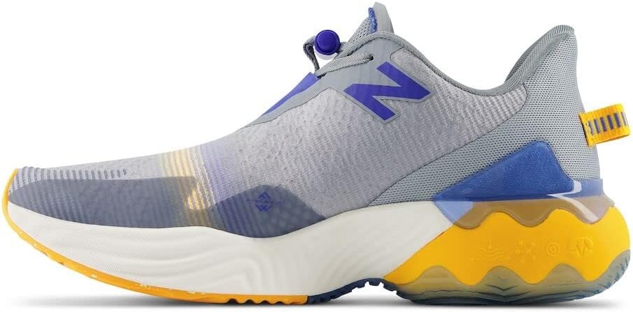 image:imageNew Balance Mens FuelCell Rebel Tr V1GreyHot MarigoldMarine Blue