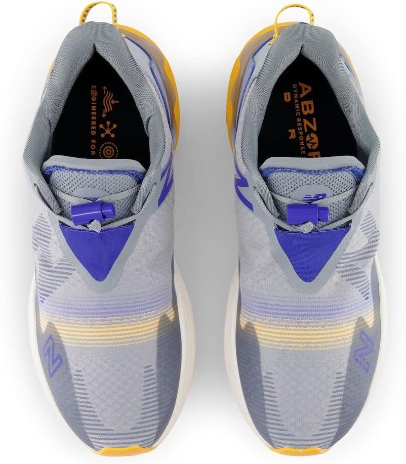 image:imageNew Balance Mens FuelCell Rebel Tr V1GreyHot MarigoldMarine Blue