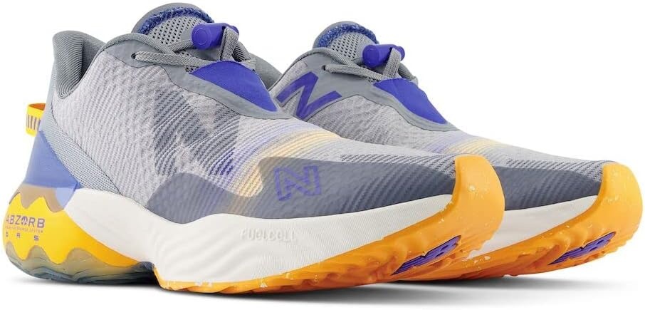 image:imageNew Balance Mens FuelCell Rebel Tr V1GreyHot MarigoldMarine Blue