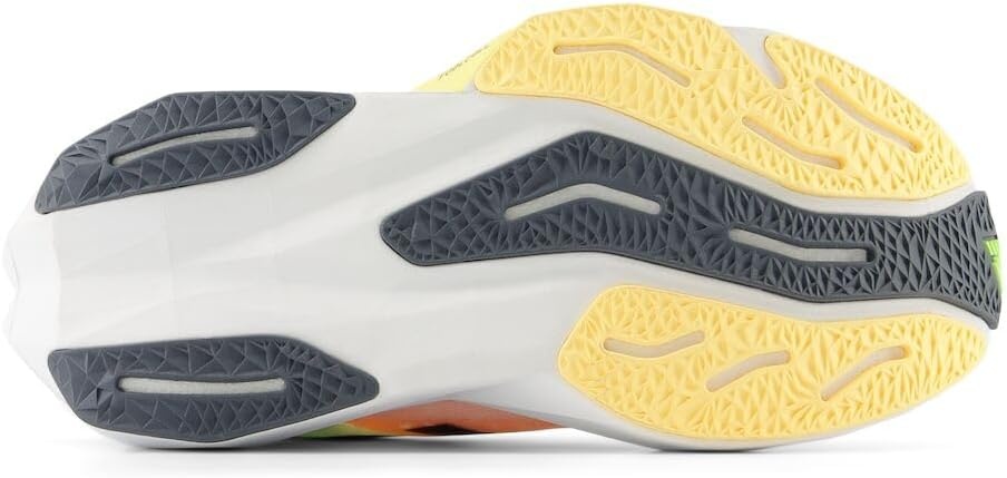 image:imageNew Balance Mens FuelCell Rebel V4 Running Shoes Road Running ShoesWhiteBleached Lime GloHot Mango