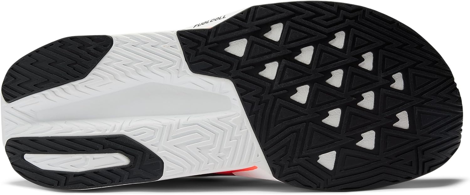 image:imageNew Balance Mens FuelCell Rebel V5 Road Running ShoesUrgent RedWhiteSea Salt
