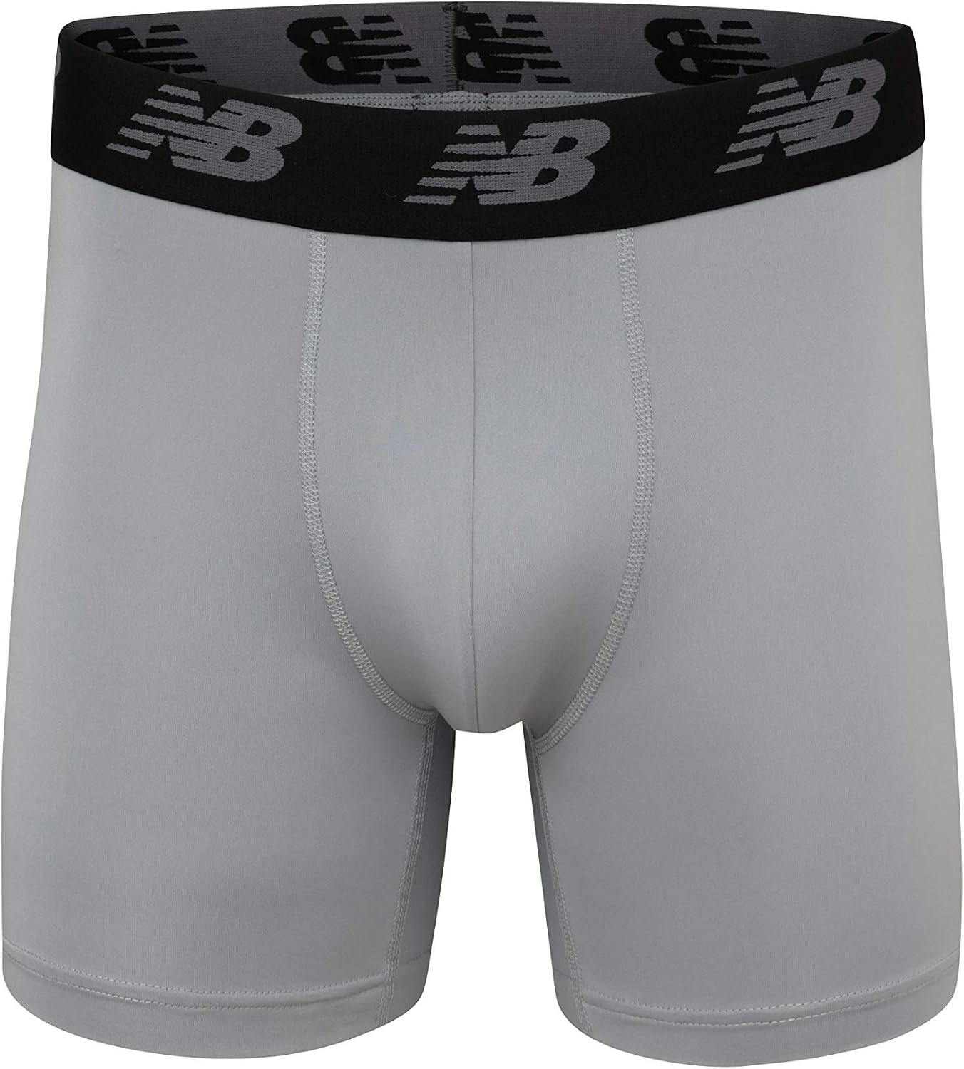 image:imageNew Balance Mens Mesh 5 NoFLY Boxer Brief 4PackBlackDynomiteSteelOrca