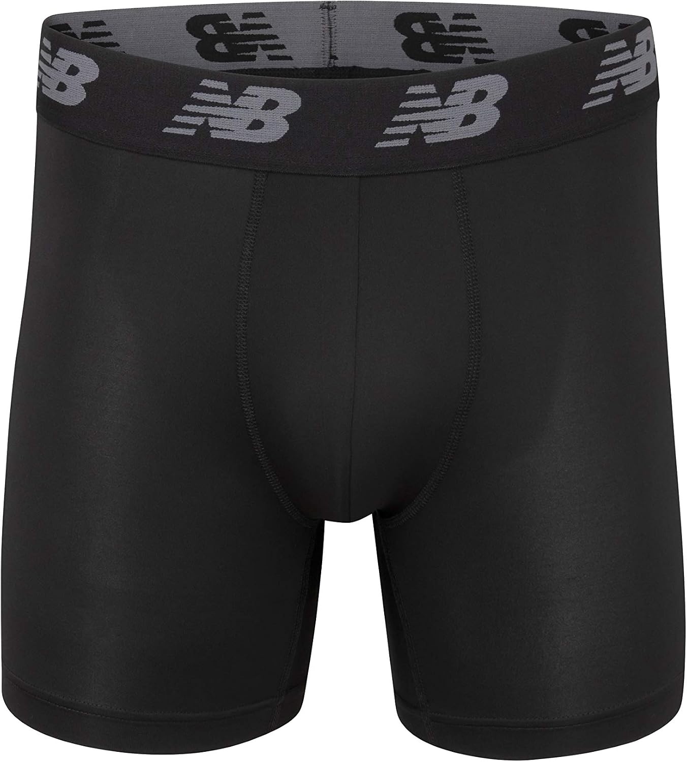 image:imageNew Balance Mens Mesh 5 NoFLY Boxer Brief 4PackBlackDynomiteSteelOrca