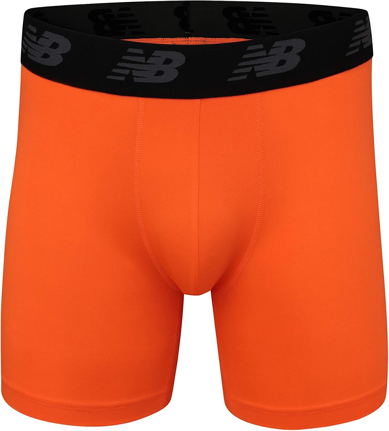 image:imageNew Balance Mens Mesh 5 NoFLY Boxer Brief 4PackBlackDynomiteSteelOrca