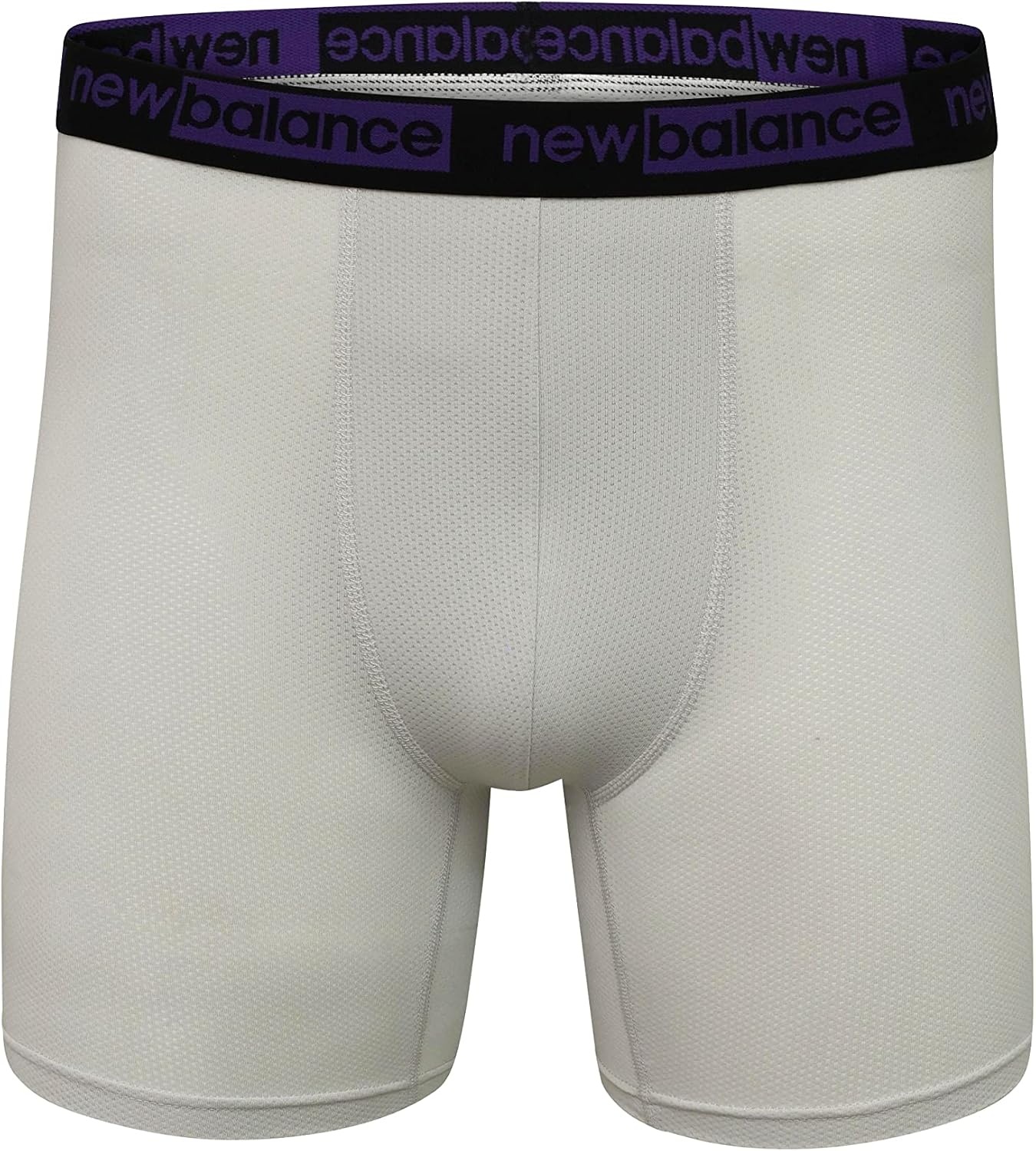 image:imageNew Balance Mens Mesh 5 NoFLY Boxer Brief 4PackBlackIcePrism PurpleMagnet