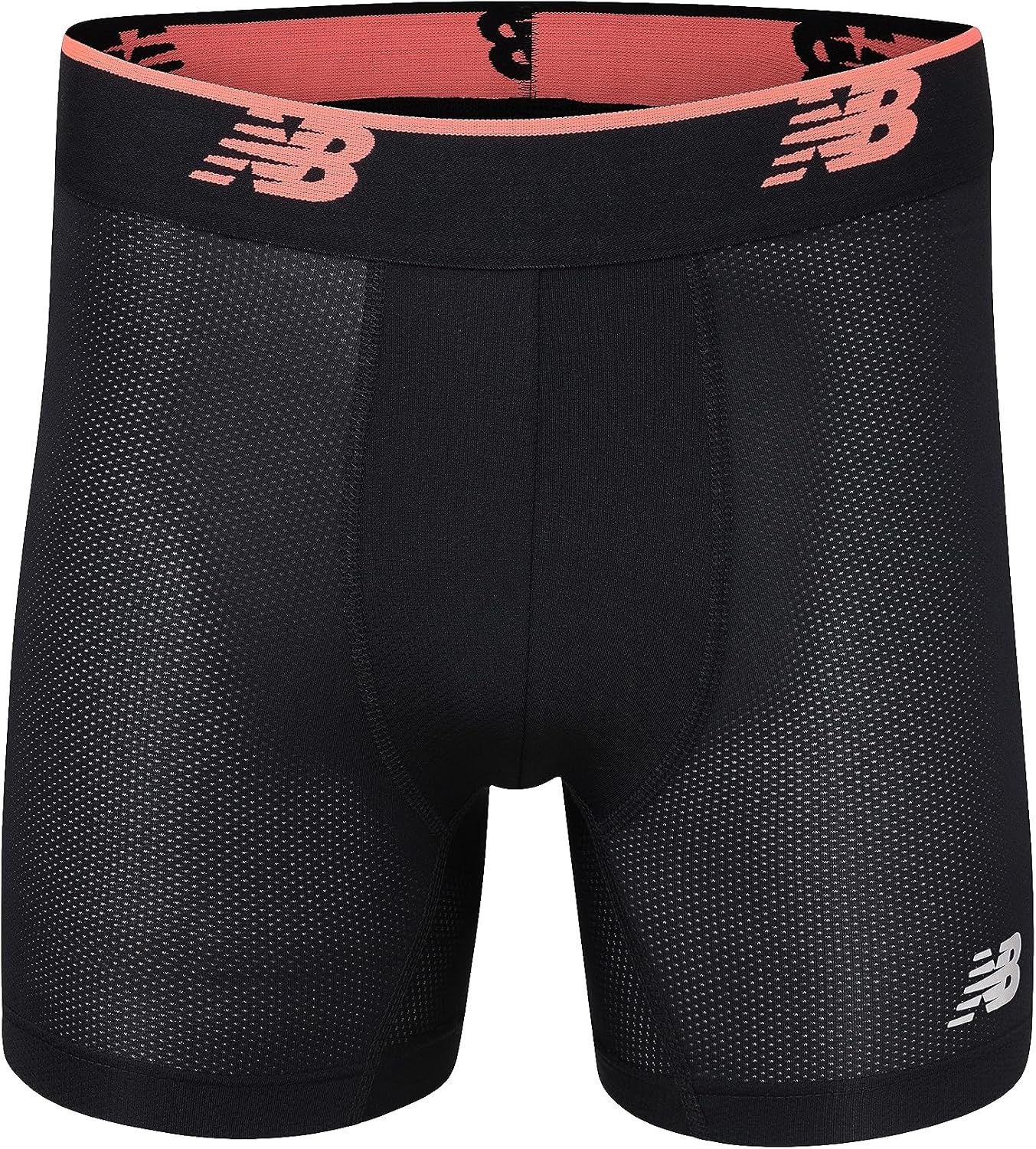 image:imageNew Balance Mens Mesh 5 NoFLY Boxer Brief 4PackBlackLeadBlackDragonfly