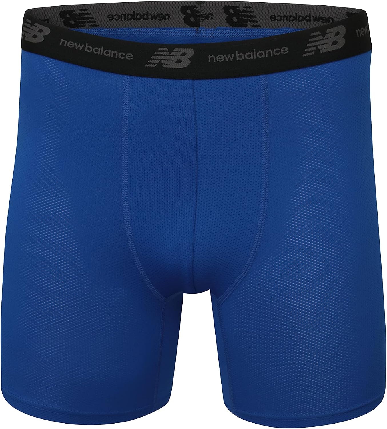 image:imageNew Balance Mens Mesh 5 NoFLY Boxer Brief 4PackBlackMagnetBlackTeam Royal