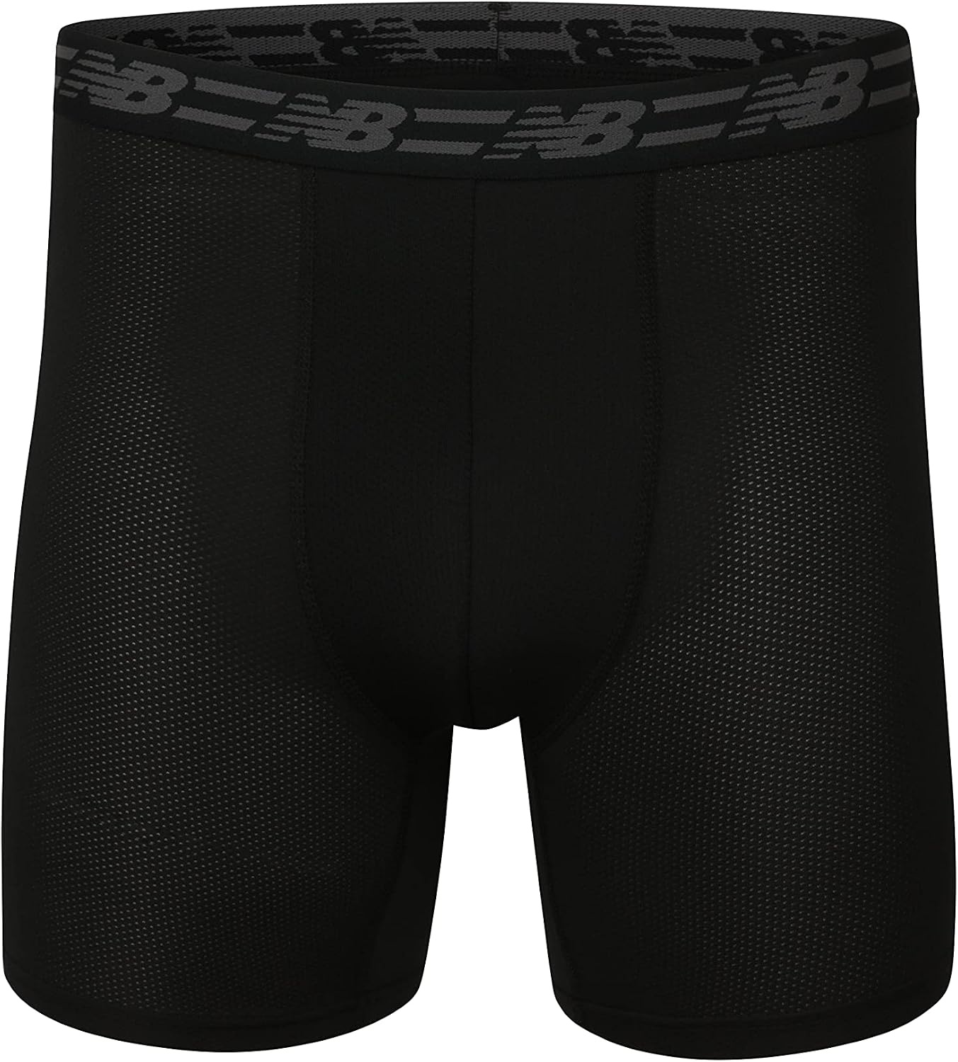 image:imageNew Balance Mens Mesh 5 NoFLY Boxer Brief 4PackBlackMagnetNavyDynomite