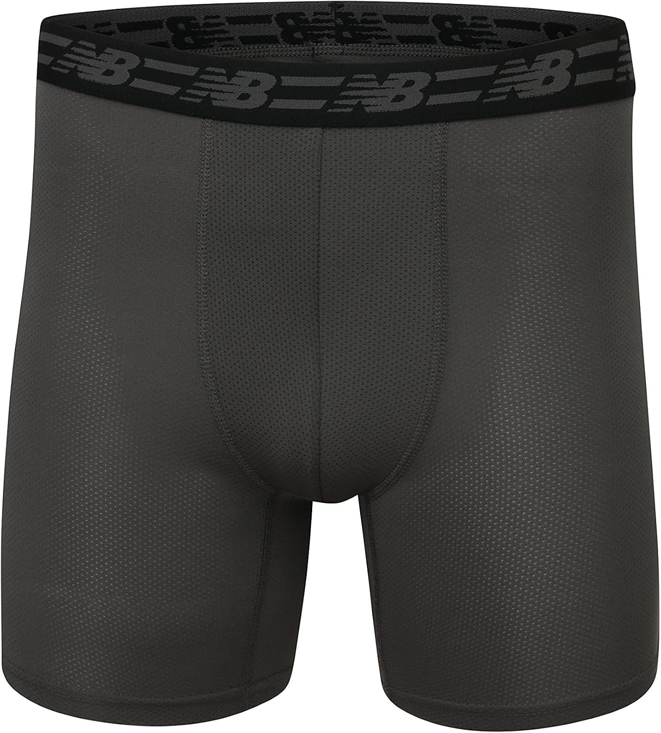 image:imageNew Balance Mens Mesh 5 NoFLY Boxer Brief 4PackBlackMagnetNavyDynomite