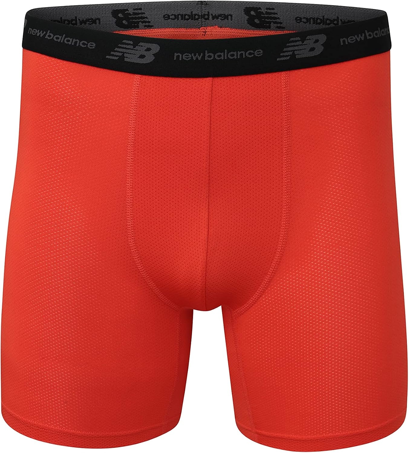 image:imageNew Balance Mens Mesh 5 NoFLY Boxer Brief 4PackBlackSparkBlackTeam Royal