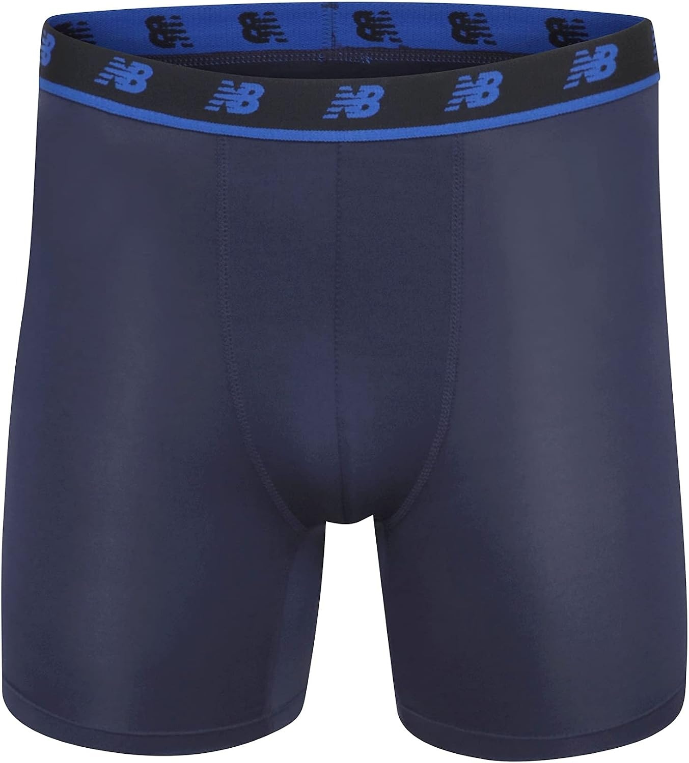 image:imageNew Balance Mens Mesh 5 NoFLY Boxer Brief 4PackBlackTeam NavyBlackTeam Royal