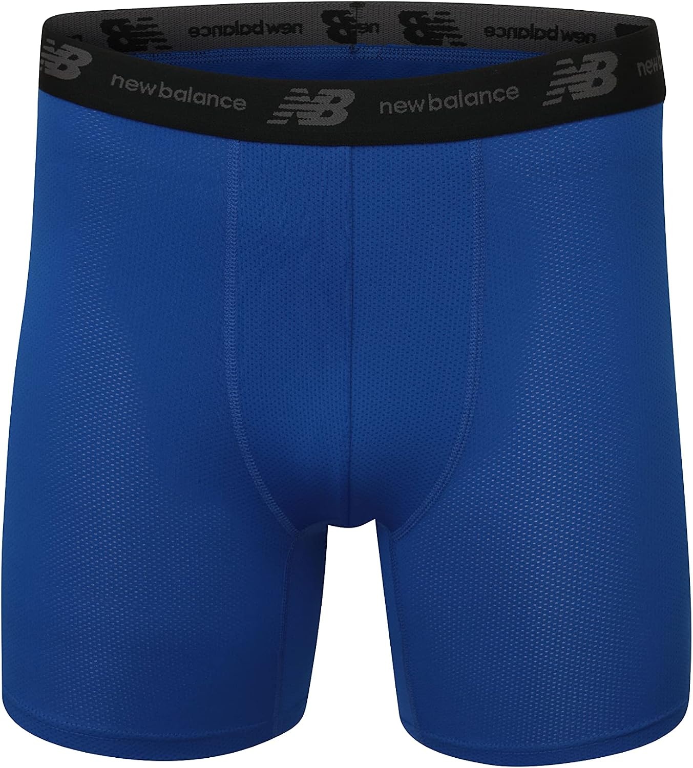 image:imageNew Balance Mens Mesh 5 NoFLY Boxer Brief 4PackBlackTeam RoyalBlackMagnet