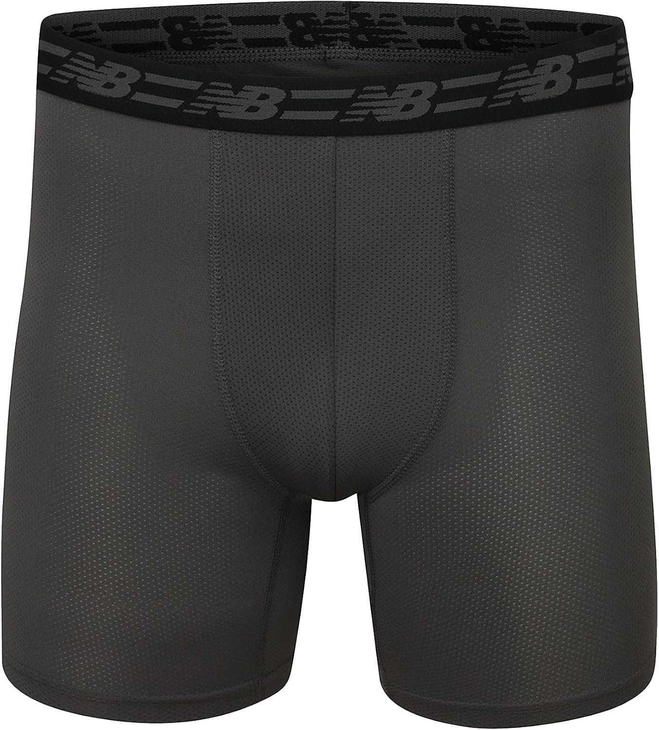 image:imageNew Balance Mens Mesh 5 NoFLY Boxer Brief 4PackBlackTeam RoyalBlackMagnet