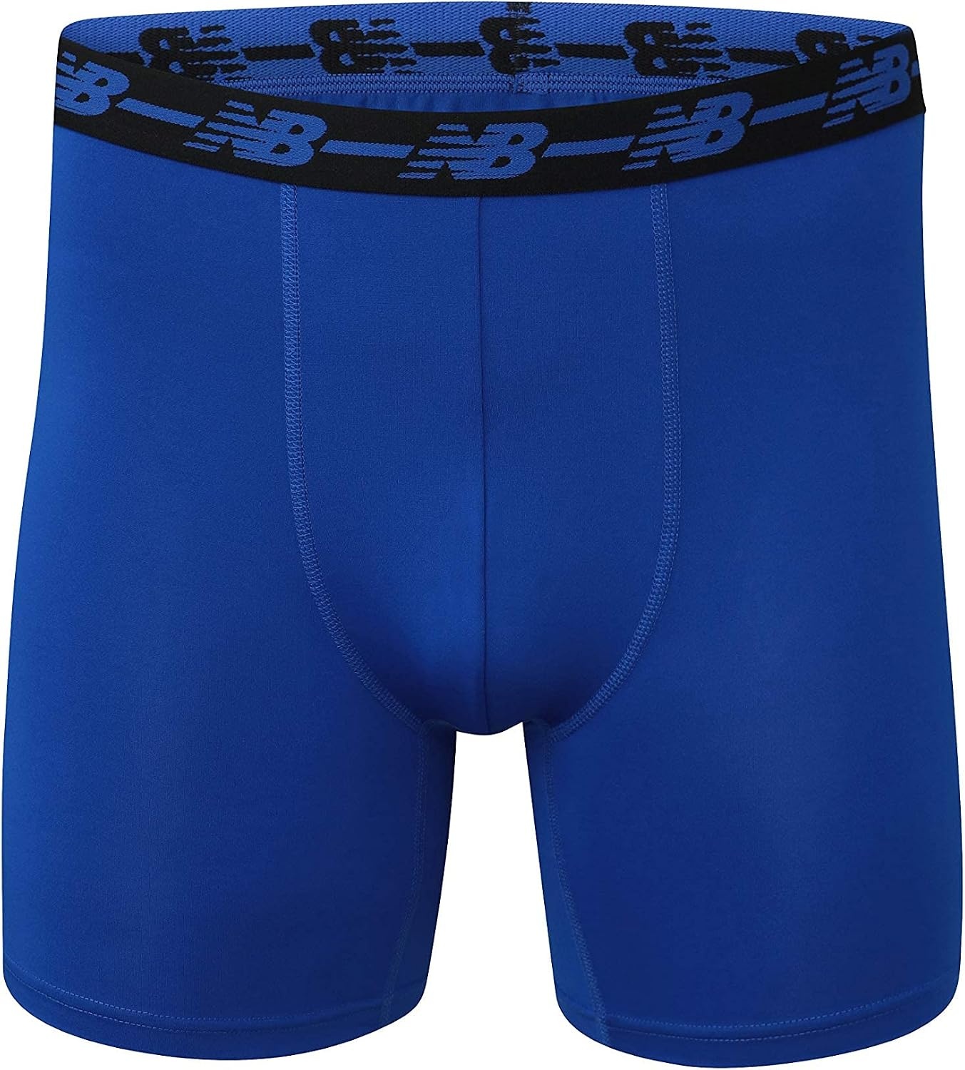 image:imageNew Balance Mens Mesh 5 NoFLY Boxer Brief 4PackBlackTeam RoyalTeam NavyEmbers