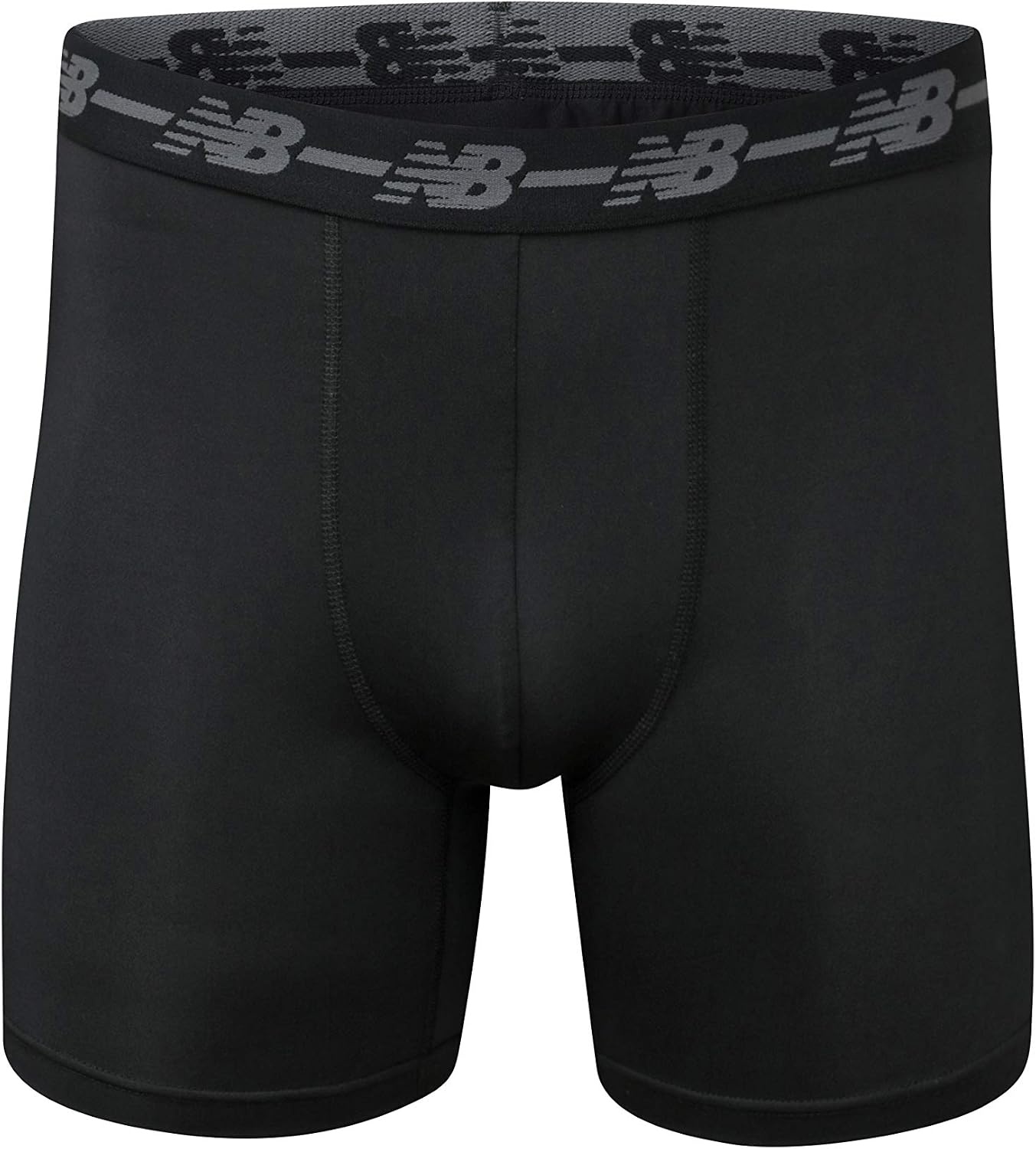 image:imageNew Balance Mens Mesh 5 NoFLY Boxer Brief 4PackBlackVision BlueMarnetTeam Royal