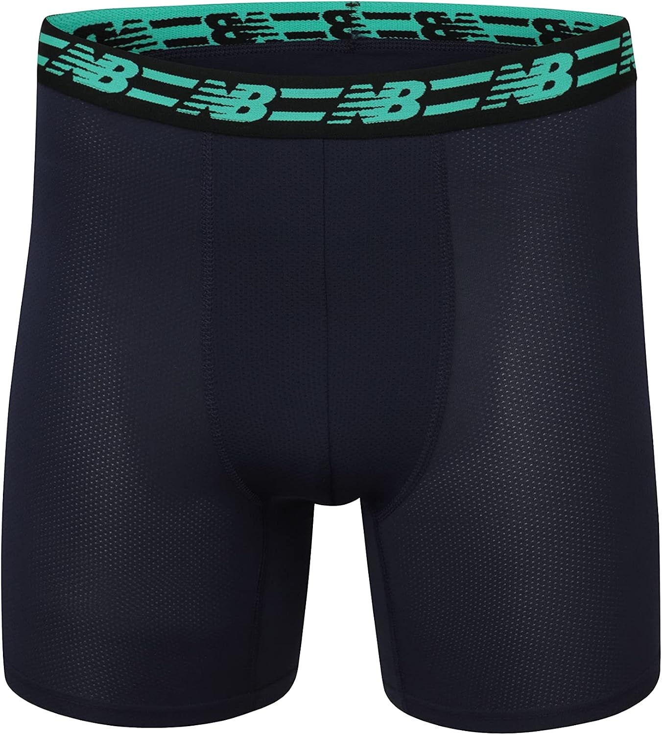 image:imageNew Balance Mens Mesh 5 NoFLY Boxer Brief 4PackMagnetEmerald SkyTeam NavyMagnet