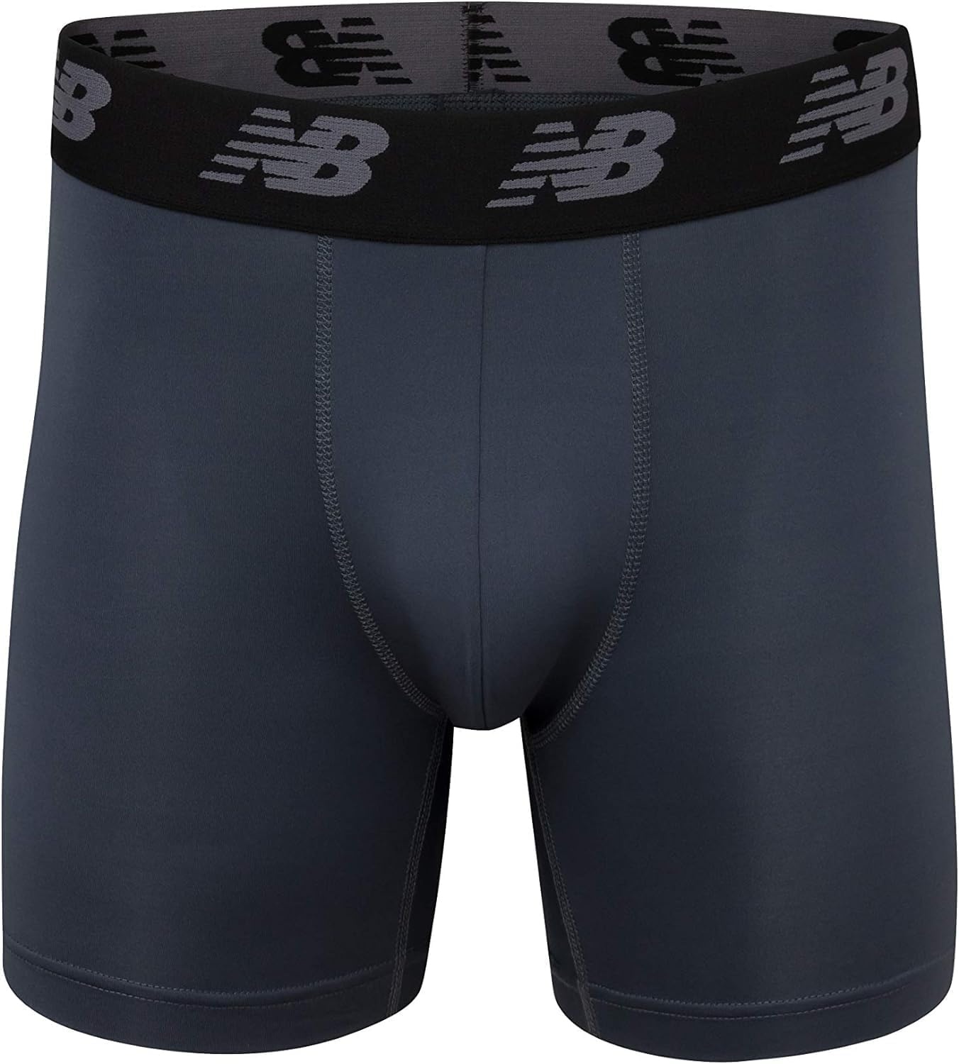 image:imageNew Balance Mens Mesh 5 NoFLY Boxer Brief 4PackPigmentTeam RedLeadBlack