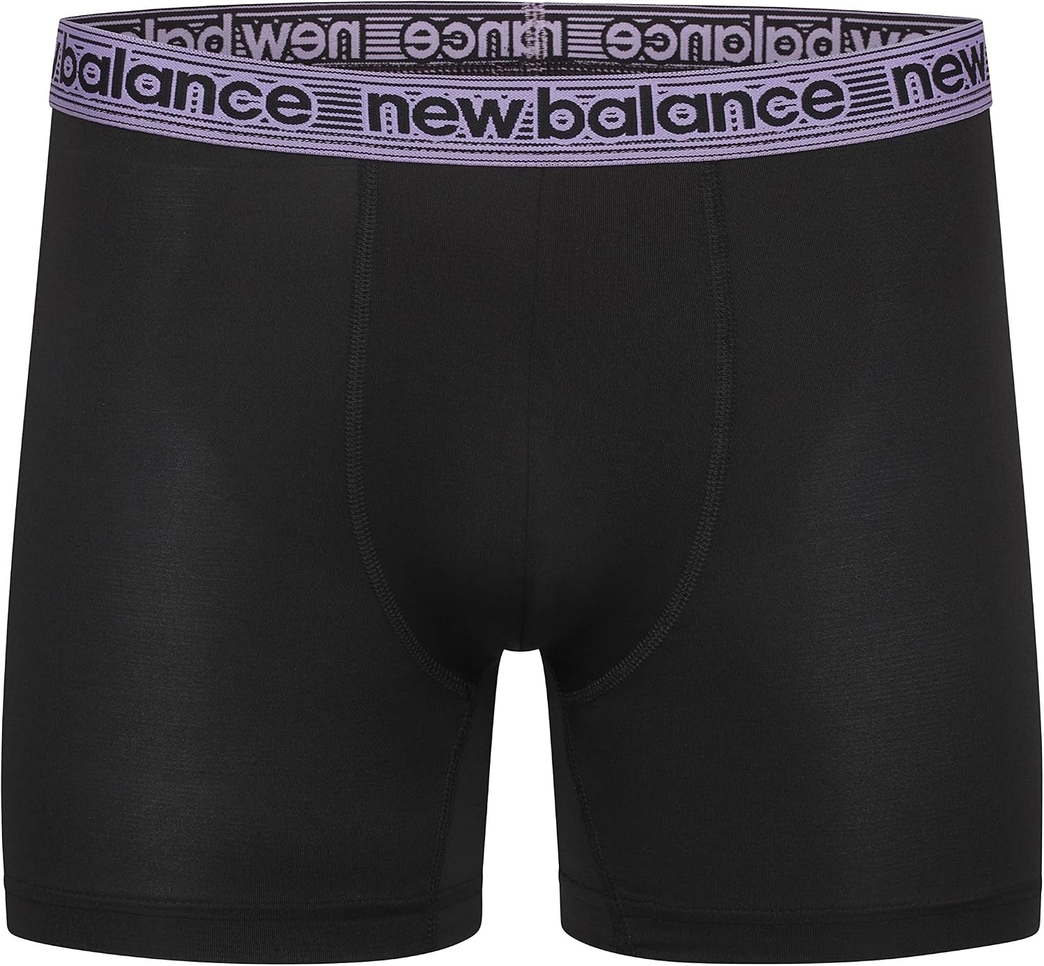 image:imageNew Balance Mens Mesh 5 NoFLY Boxer Brief 4PackPlumBlackMagnetBlack