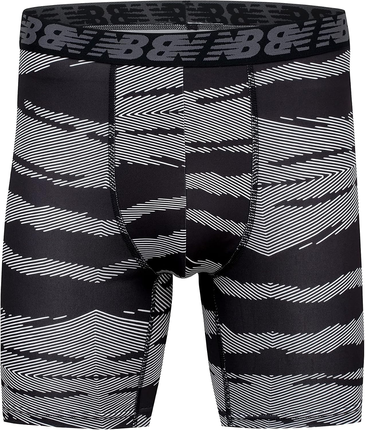 image:imageNew Balance Mens Mesh 5 NoFLY Boxer Brief 4PackTeam NavyBlack CamoTeam RedTeam Navy