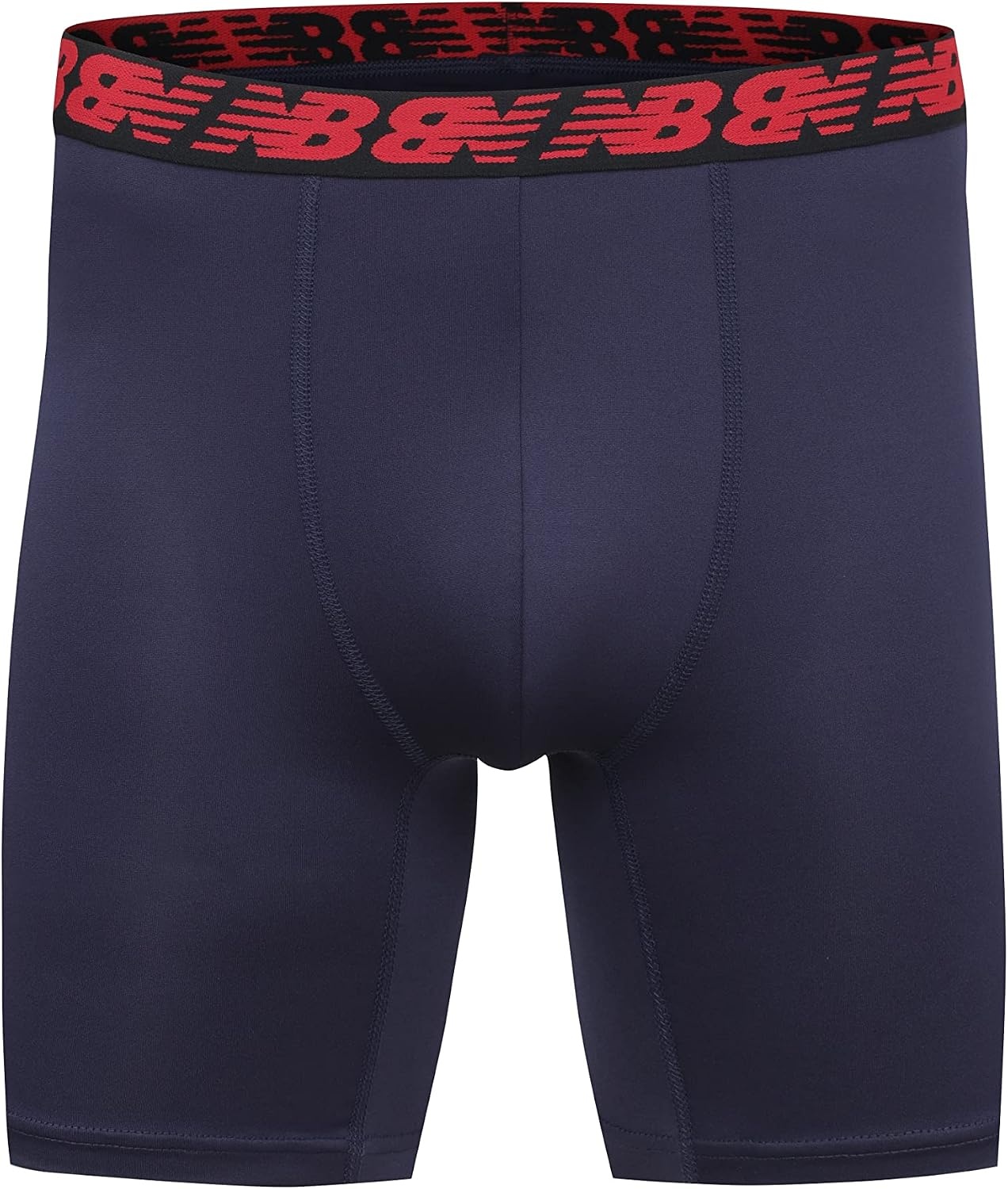 image:imageNew Balance Mens Mesh 5 NoFLY Boxer Brief 4PackTeam NavyBlack CamoTeam RedTeam Navy