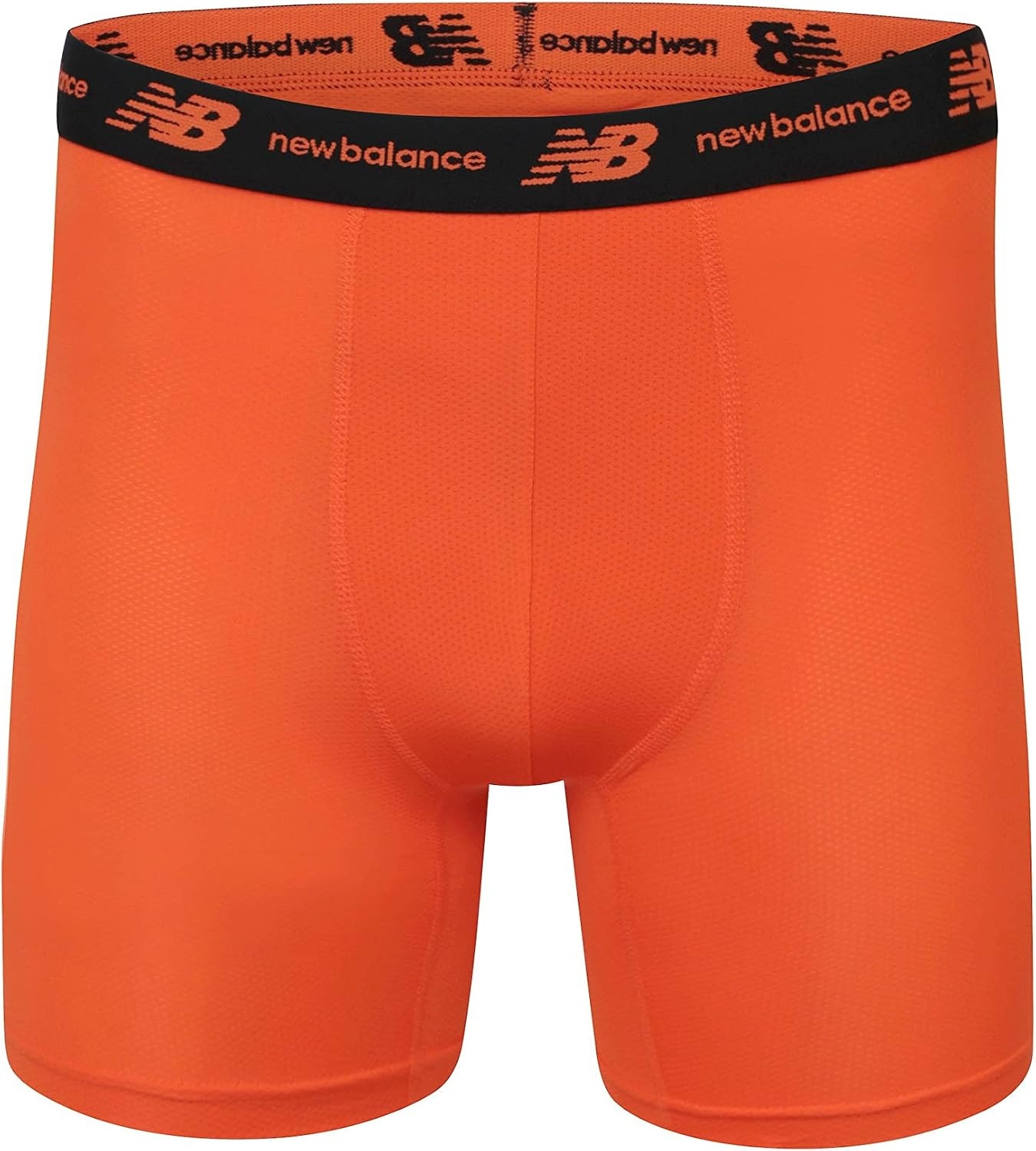 image:imageNew Balance Mens Mesh 5 NoFLY Boxer Brief 4PackTeam NavyLight Navy PrintTeam OrangeBlack