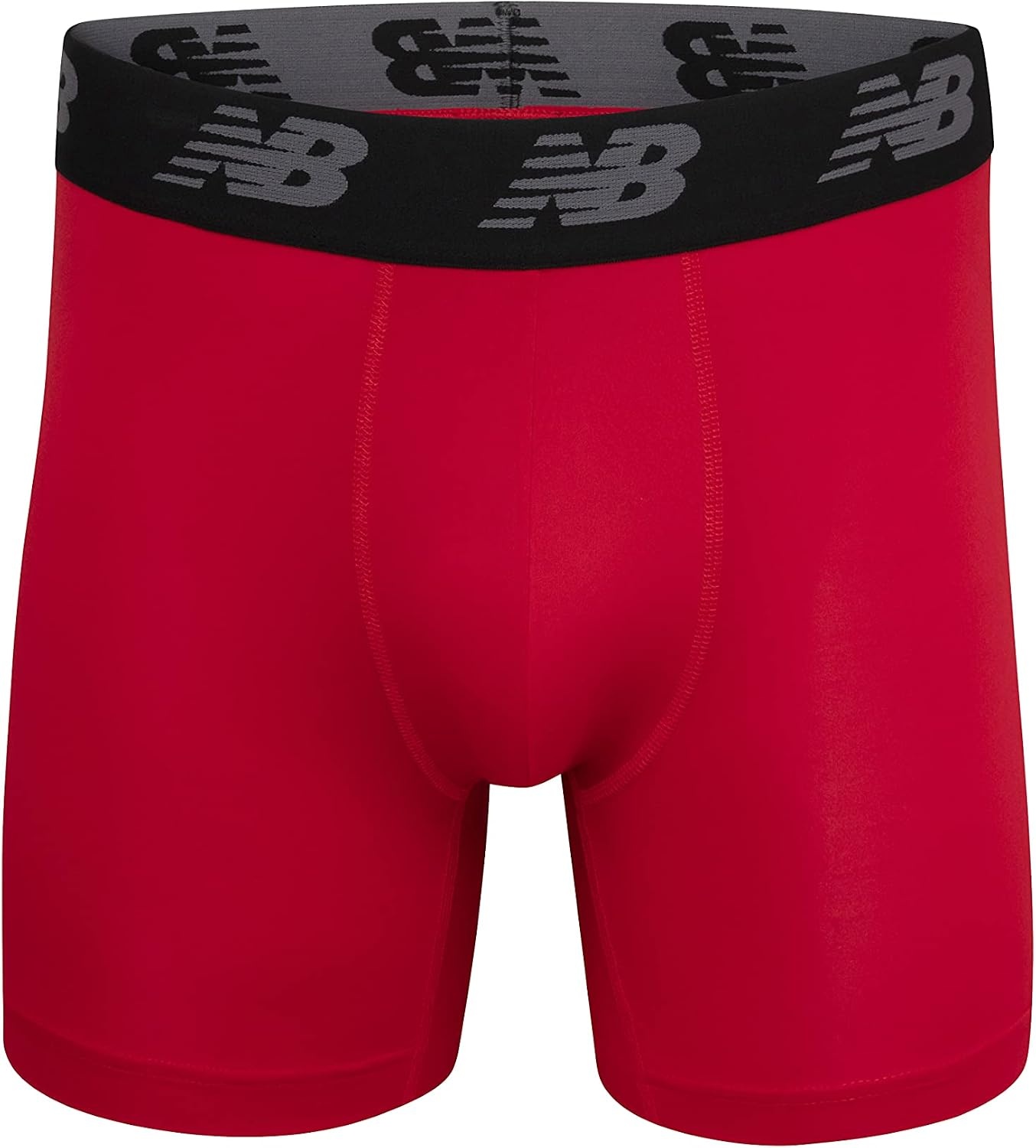 image:imageNew Balance Mens Mesh 5 NoFLY Boxer Brief 4PackTeam RoyalTeam RedPigThunder