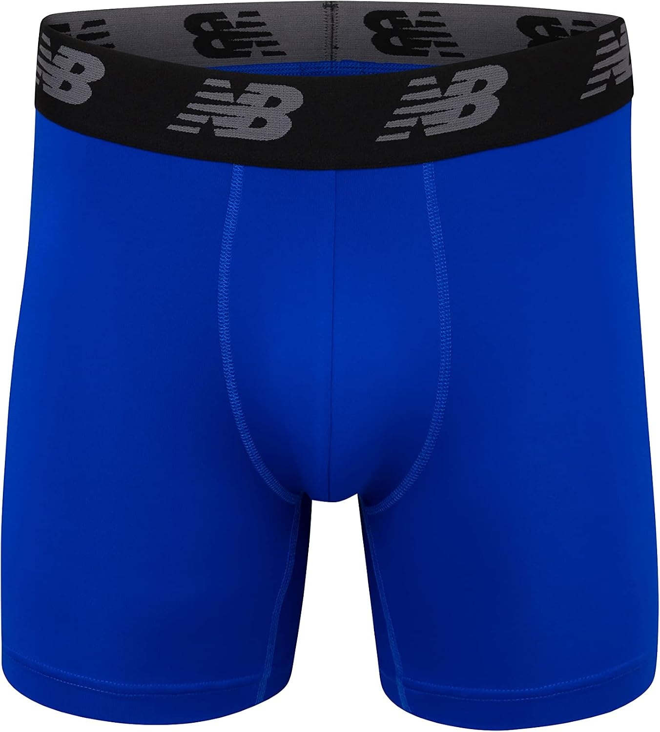 image:imageNew Balance Mens Mesh 5 NoFLY Boxer Brief 4PackTeam RoyalTeam RedPigThunder