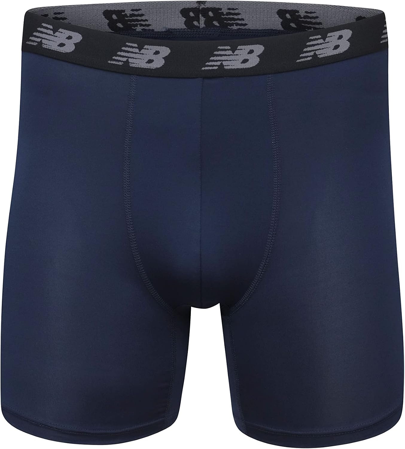 image:imageNew Balance Mens Mesh 5 NoFLY Boxer Brief 4PackThunderMaldives BlueTeam RoyalPigment
