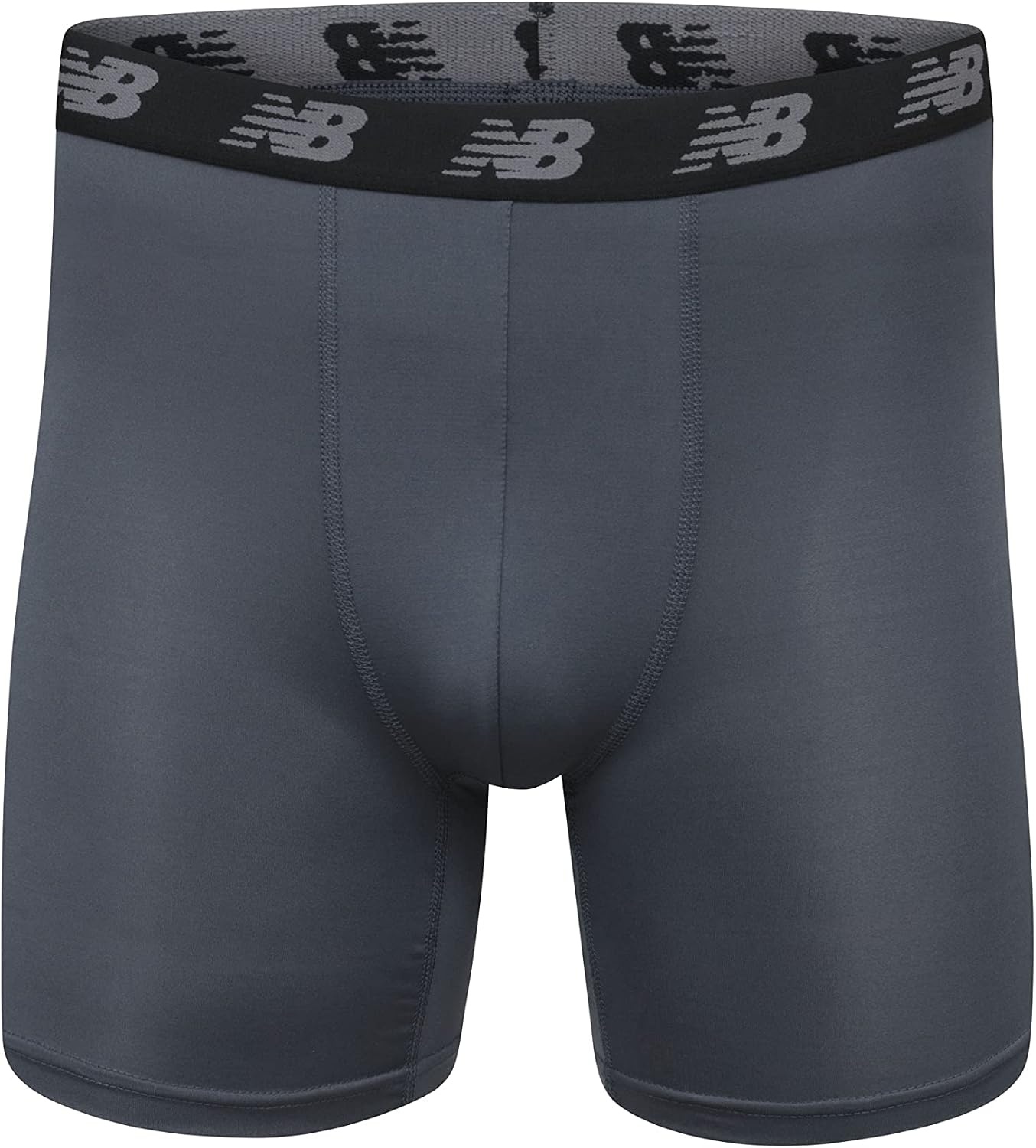 image:imageNew Balance Mens Mesh 5 NoFLY Boxer Brief 4PackThunderMaldives BlueTeam RoyalPigment