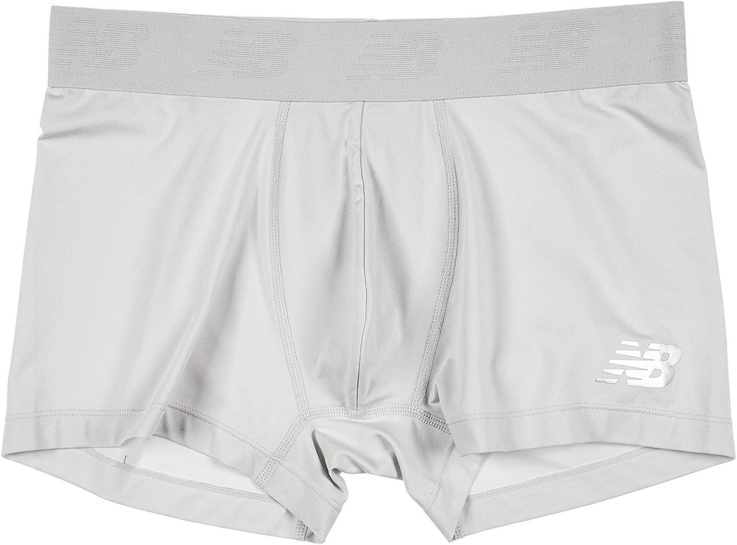 image:imageNew Balance Mens No Fly Trunks Underwear Jacquard Waistband Breathable Lightweight Moisture Wicking 3 PackBlackTeam RoyalConcrete