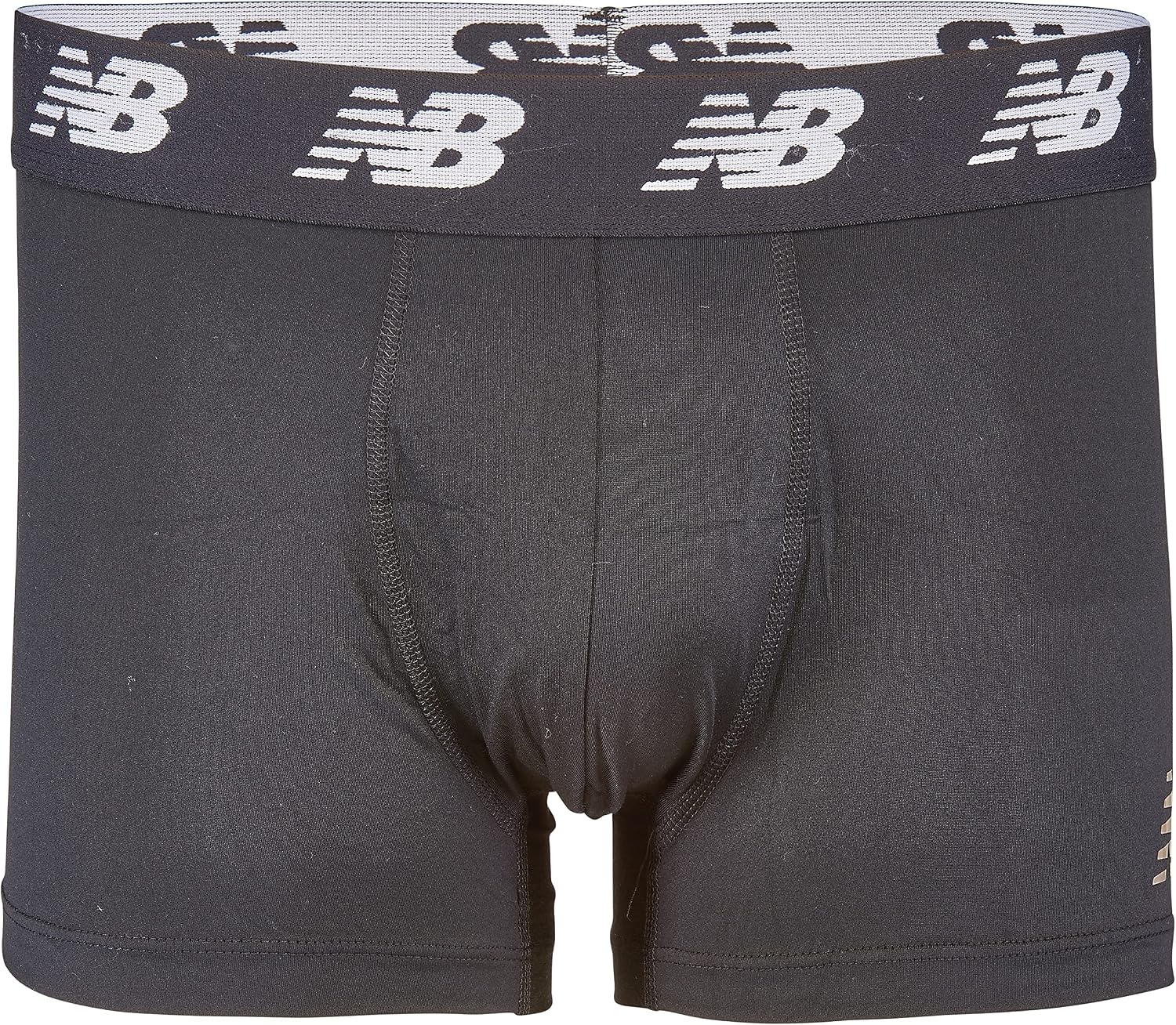 image:imageNew Balance Mens No Fly Trunks Underwear Jacquard Waistband Breathable Lightweight Moisture Wicking 3 PackPigmentPigment WoodgrainBlack