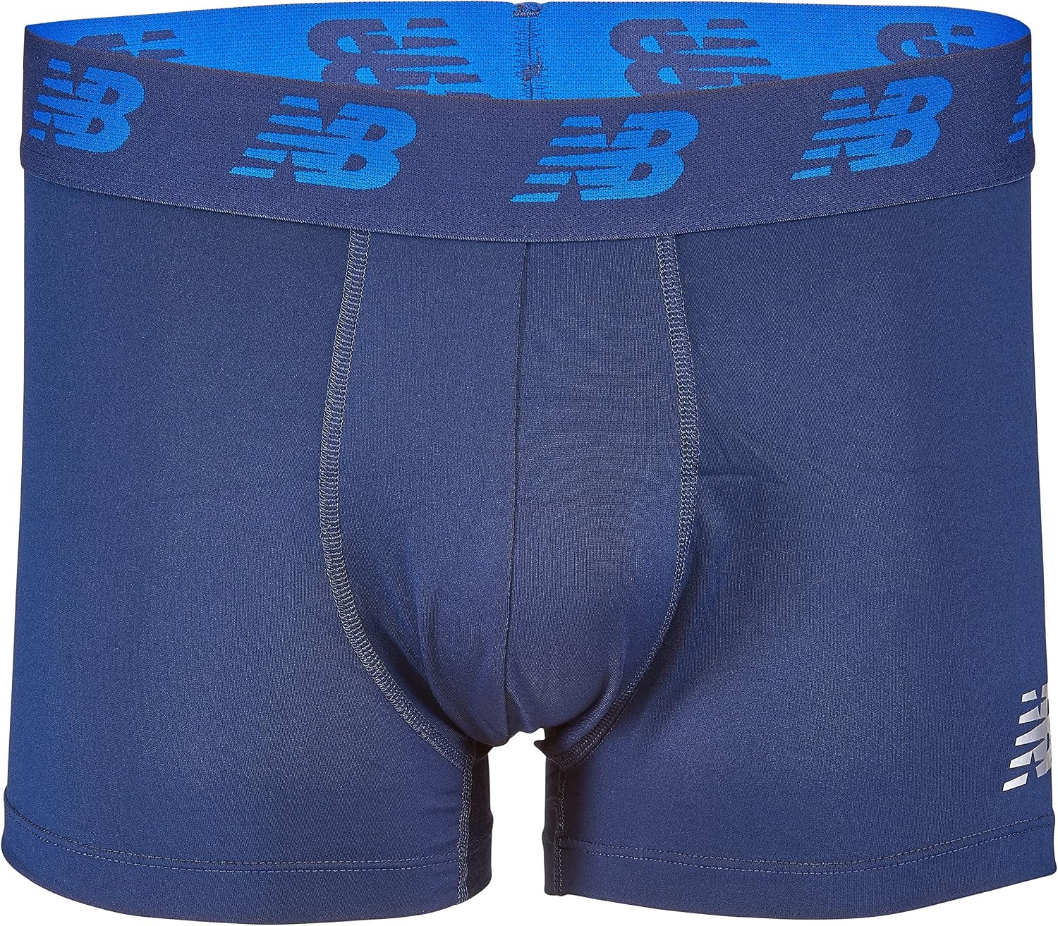 image:imageNew Balance Mens No Fly Trunks Underwear Jacquard Waistband Breathable Lightweight Moisture Wicking 3 PackPigmentPigment WoodgrainBlack
