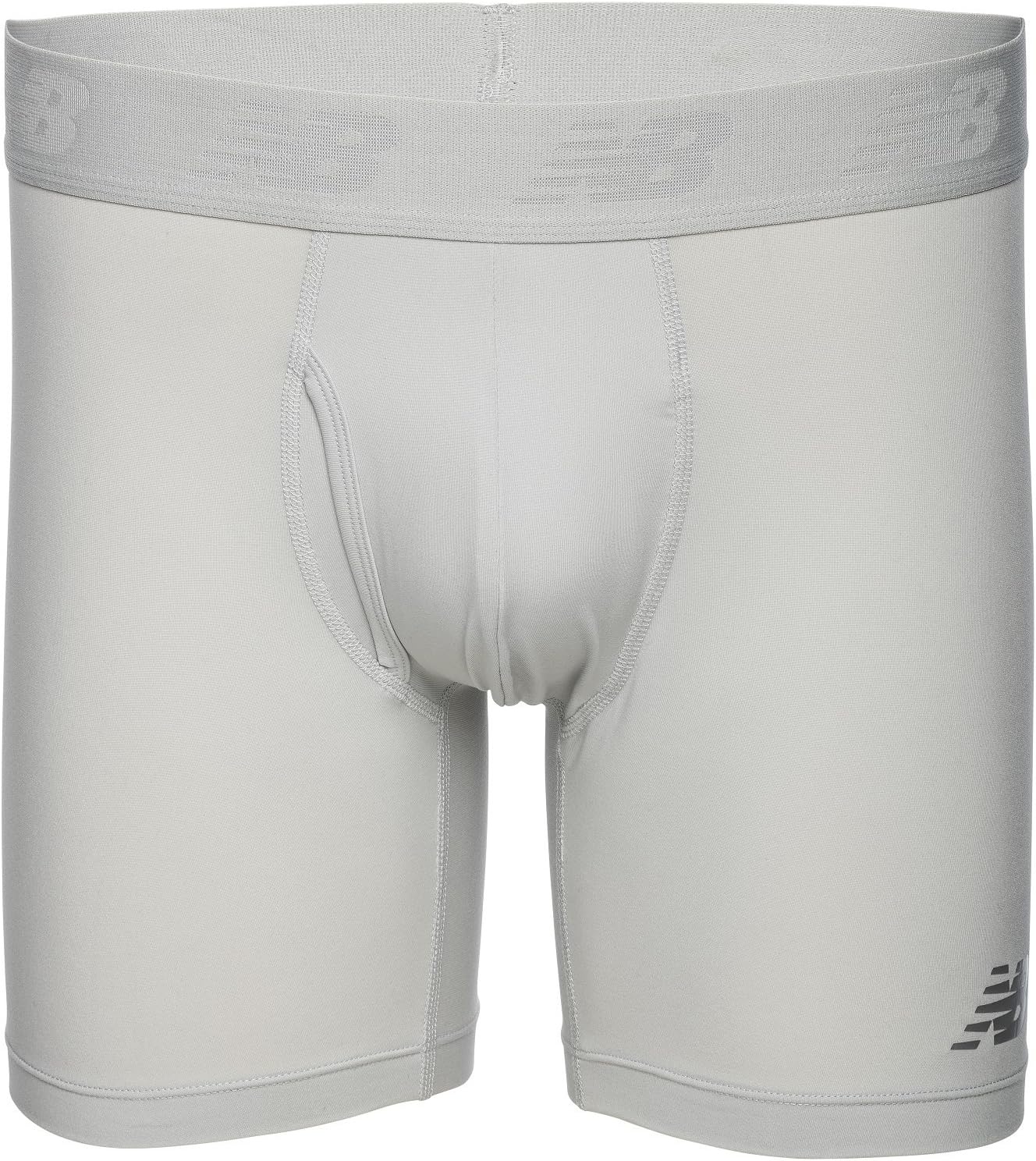 image:imageNew Balance Mens Performance Boxer Briefs with Fly Breathable Stretch Underwear Moisture Wicking Soft Waistband 3 PackBlackTeam RoyalConcrete