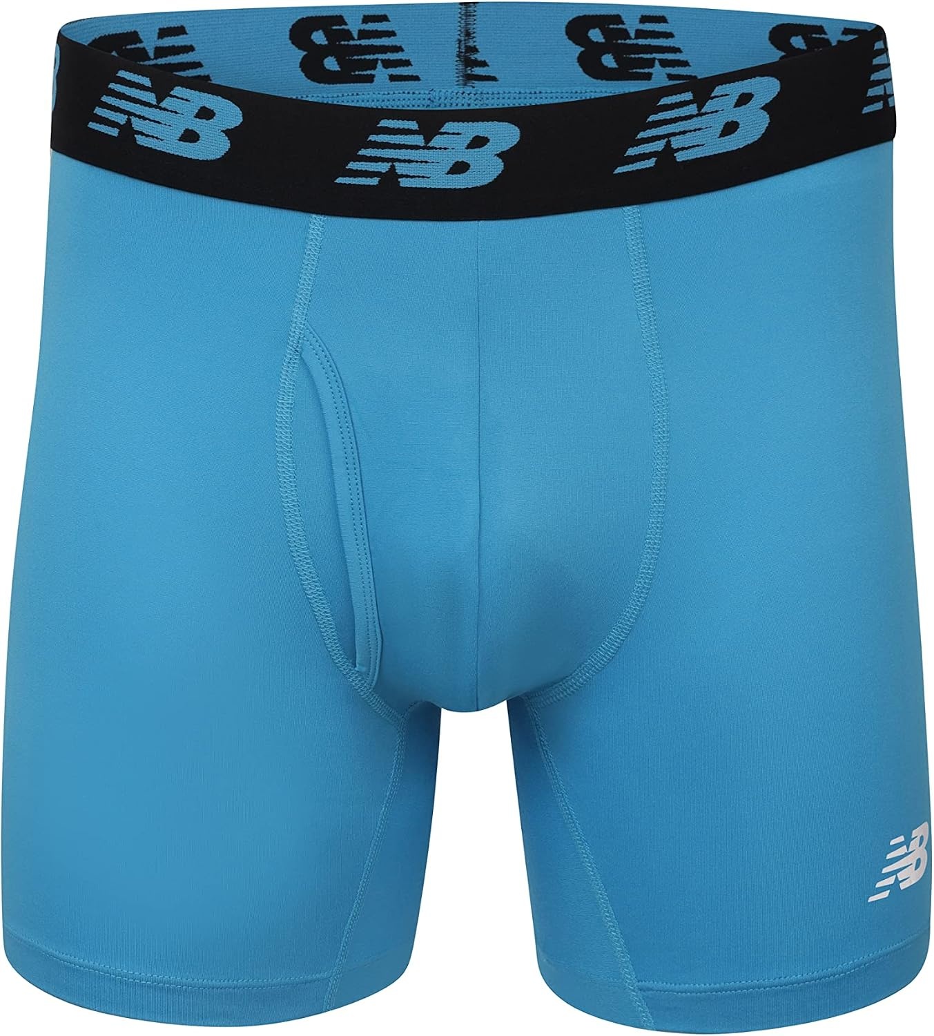 image:imageNew Balance Mens Performance Boxer Briefs with Fly Breathable Stretch Underwear Moisture Wicking Soft Waistband 3 PackCadetTeam RoyalRoyal